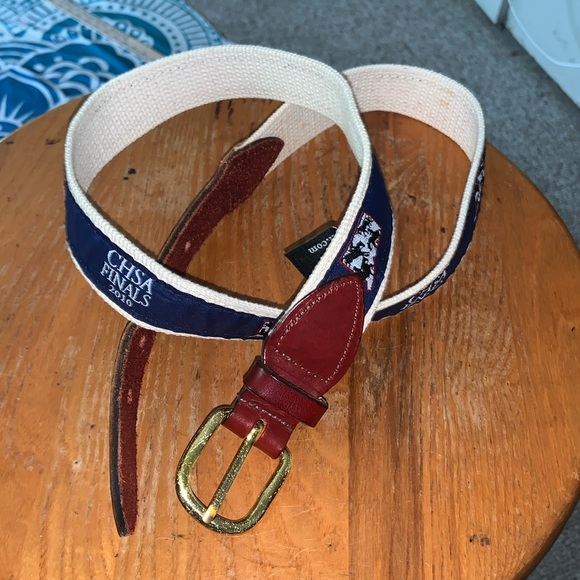 CHSA AWARD BELT 2010 championships size medium cape cod belt company USA made - Picture 1 of 8